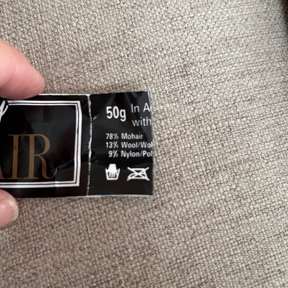 Brand New Handmade Sky Blue Mohair Sophie Scarf in Large - Picture 10 of 13